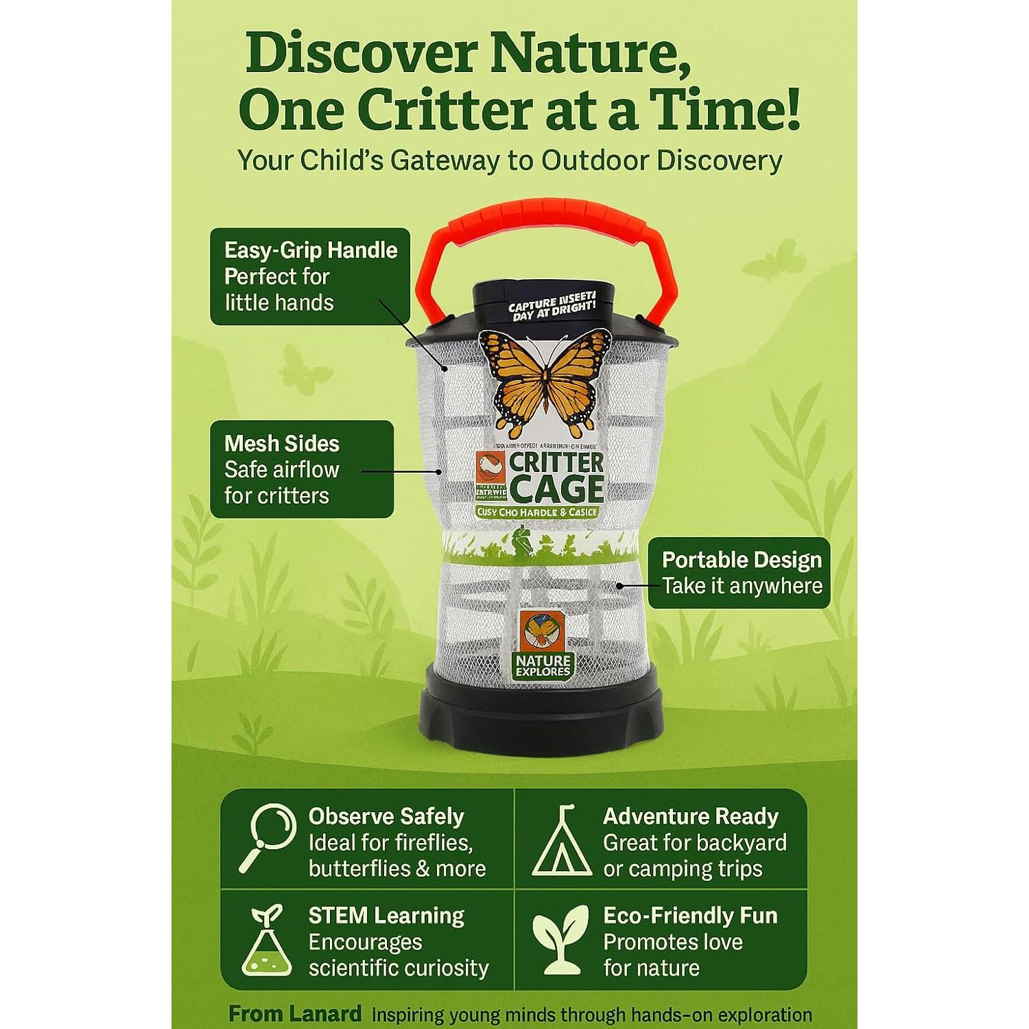 Jaula de Criaturas Lanard Nature Explorer - Juguete Educativo