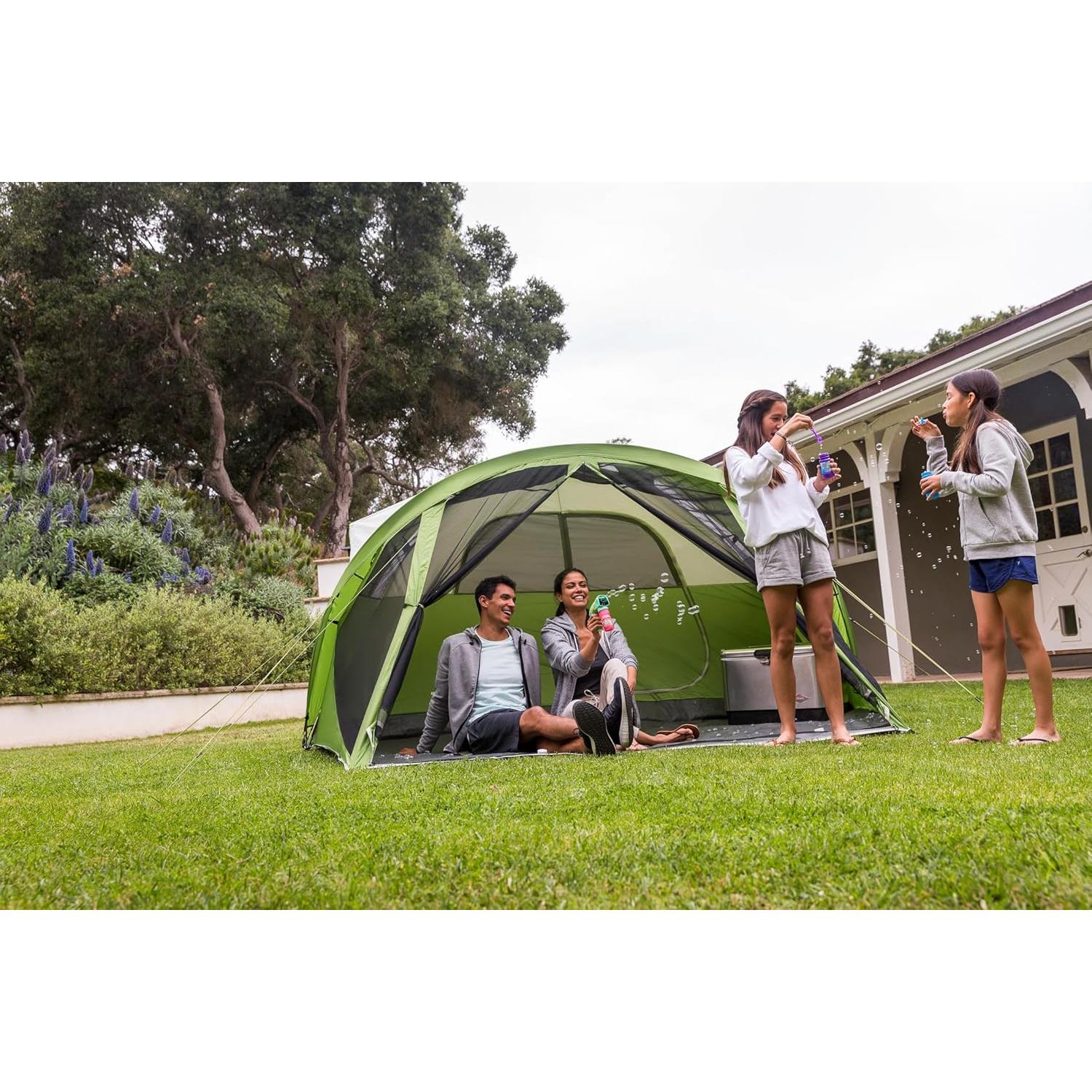 Carpa Coleman Evanston para 6 personas, impermeable y rápida