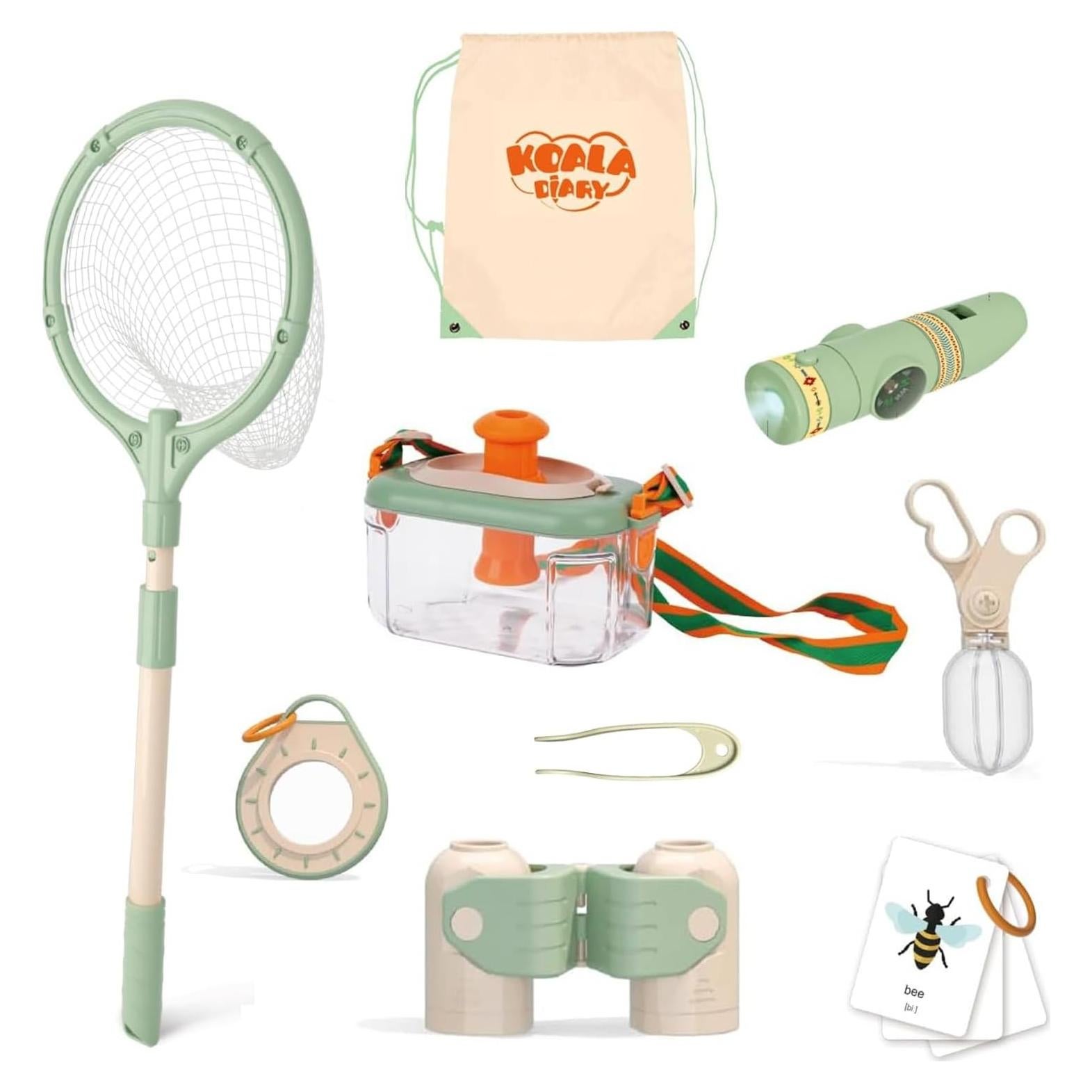 Kit de Exploración de Insectos WKITKA con Lupa y Red