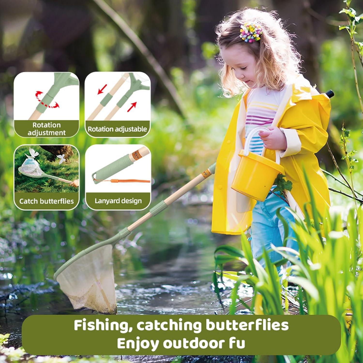 Kit de Exploración de Insectos WKITKA con Lupa y Red