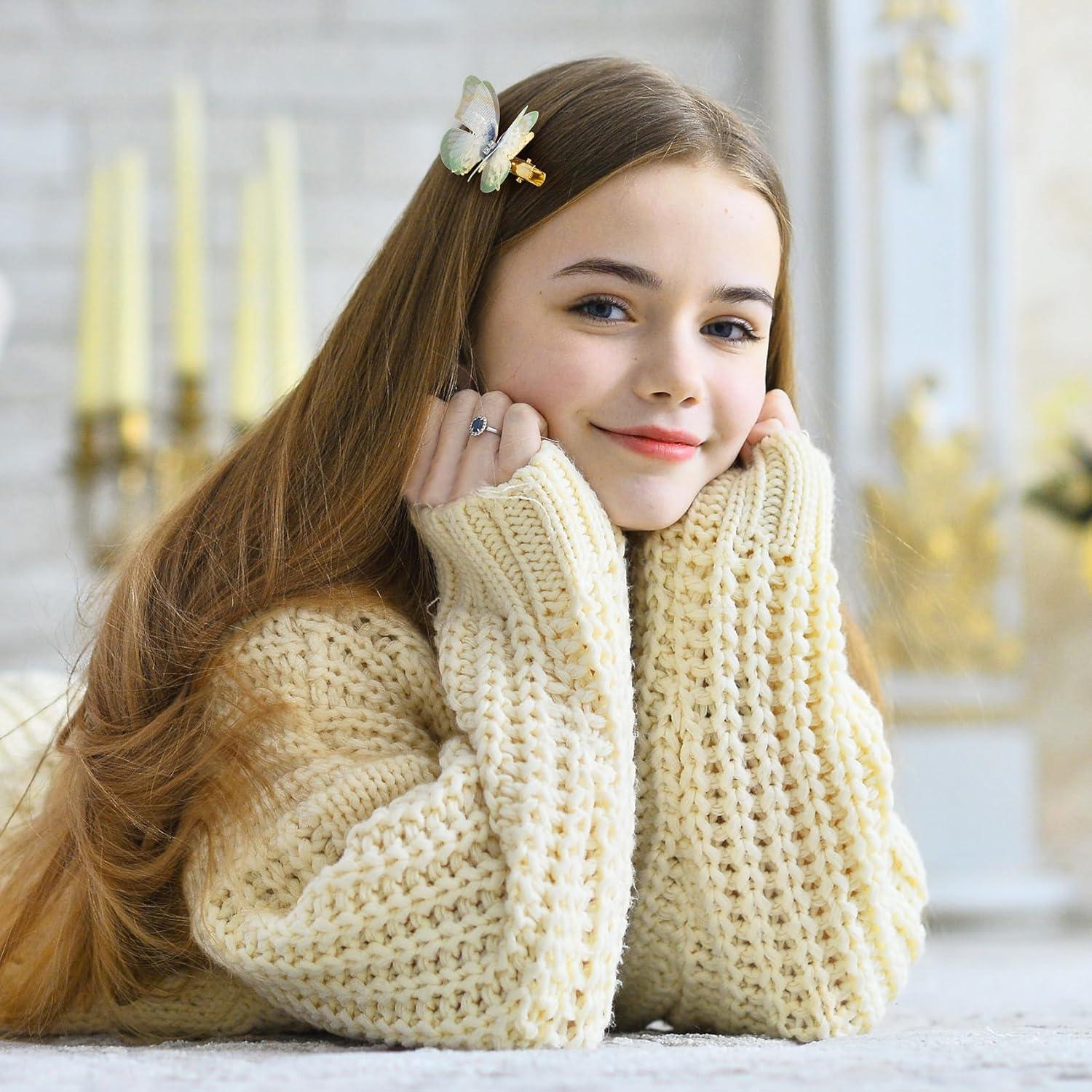 14 Clips de Pelo Mariposa Coloridos HINZIC - Accesorios para Mujeres