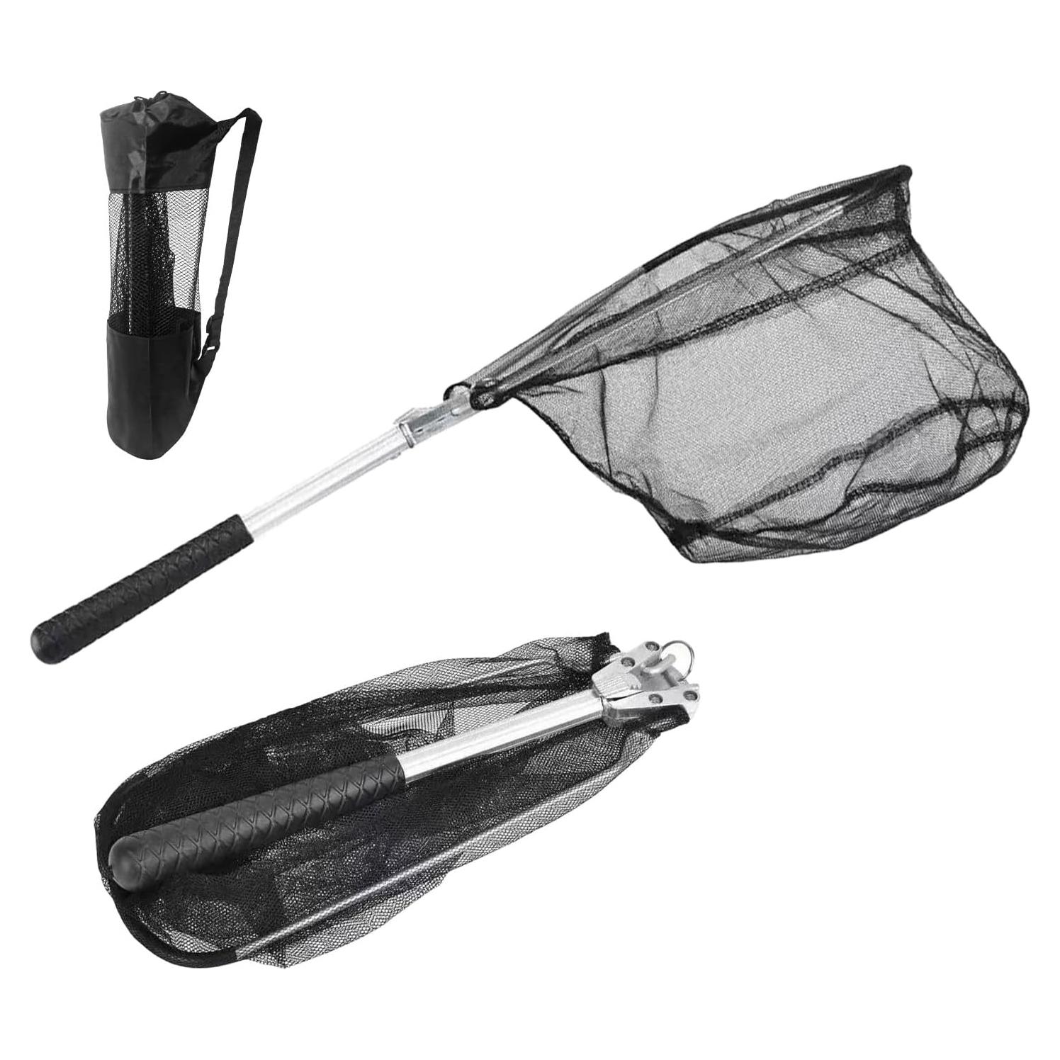 Red de Pesca Telescópica EVEME 52.07 cm con Bolsa de Almacenamiento