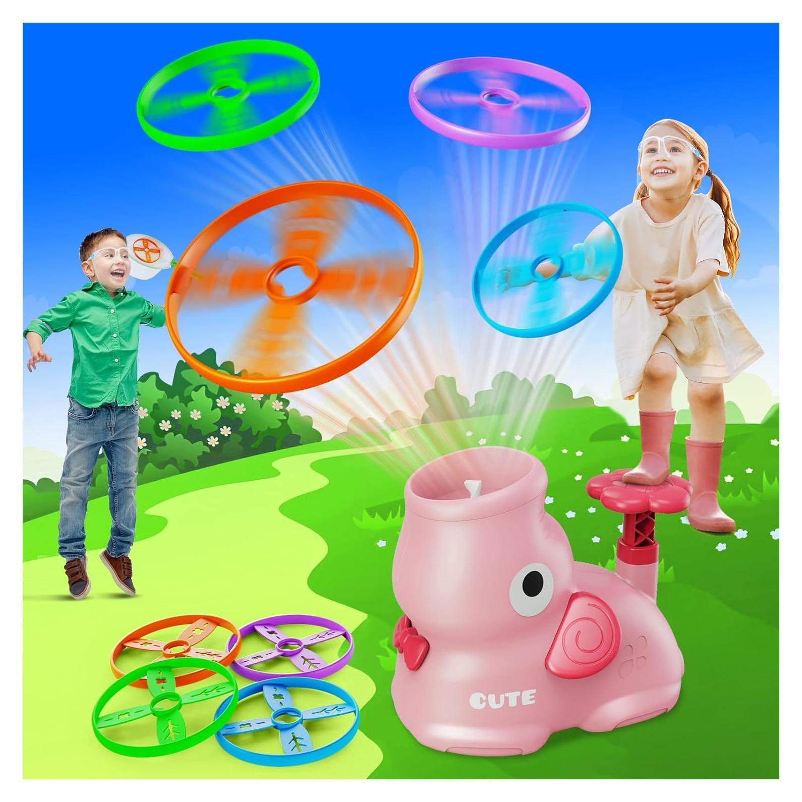 Lanzador de Disco Volador CPSYUB Elefante para Niños 3-10 Años