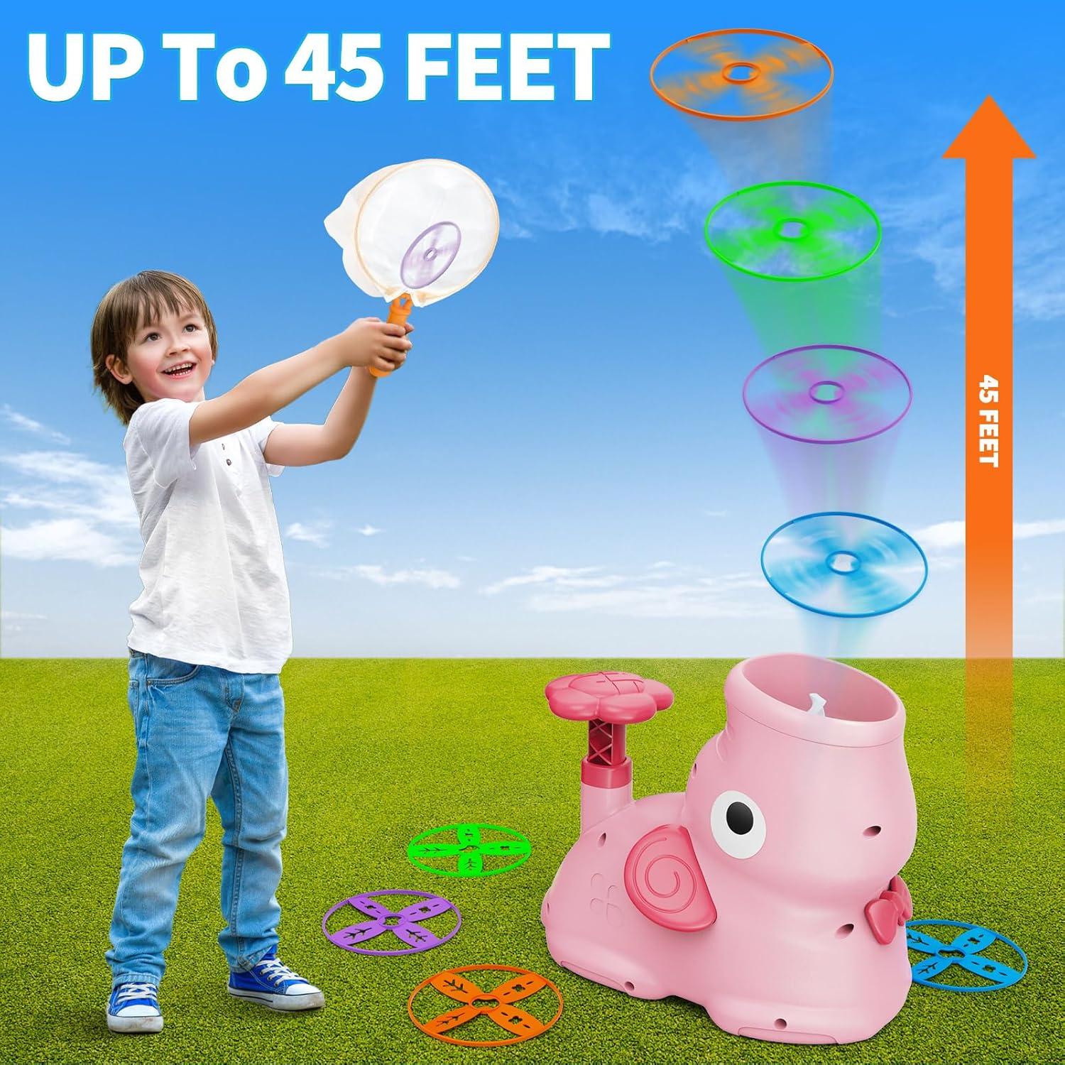 Lanzador de Disco Volador CPSYUB Elefante para Niños 3-10 Años