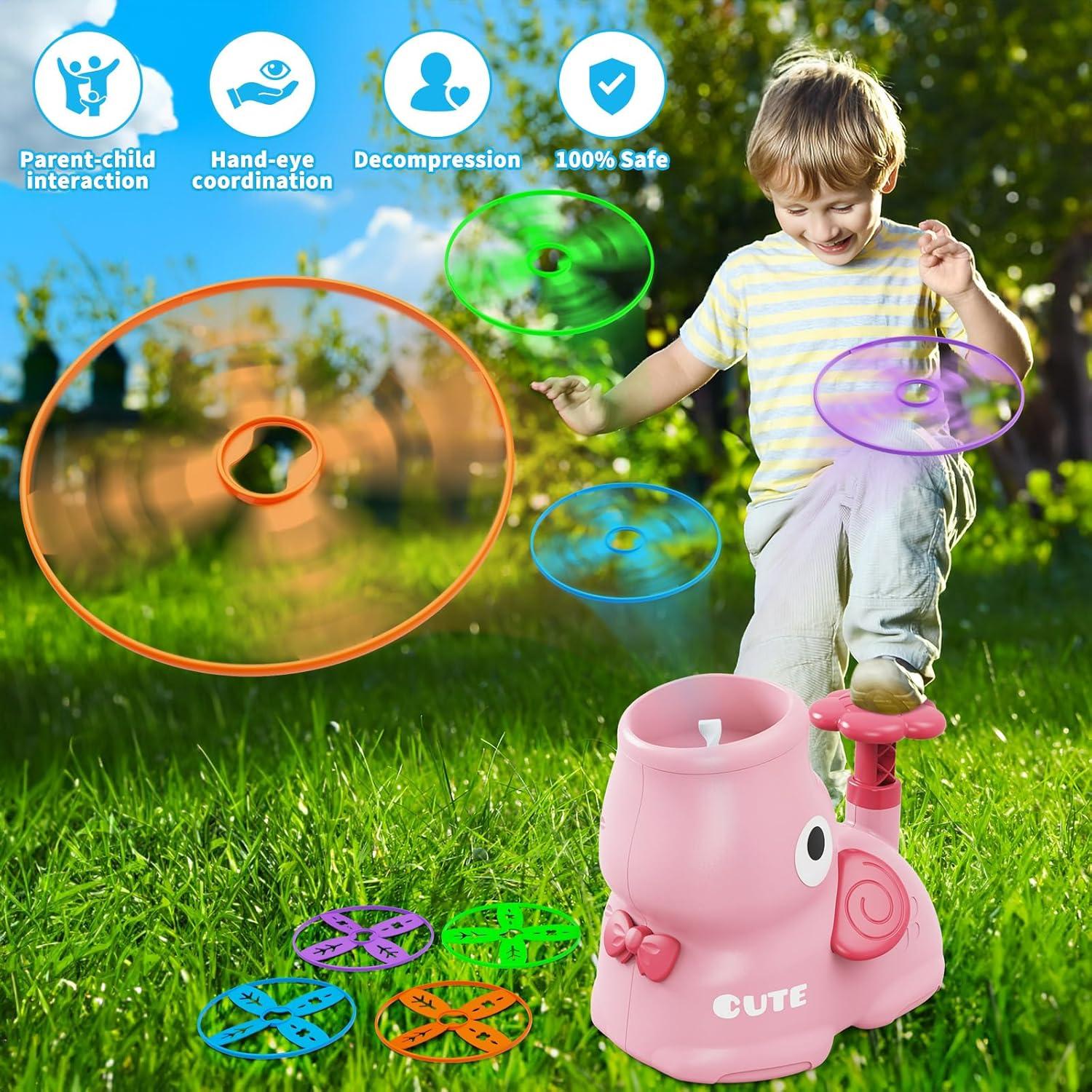 Lanzador de Disco Volador CPSYUB Elefante para Niños 3-10 Años