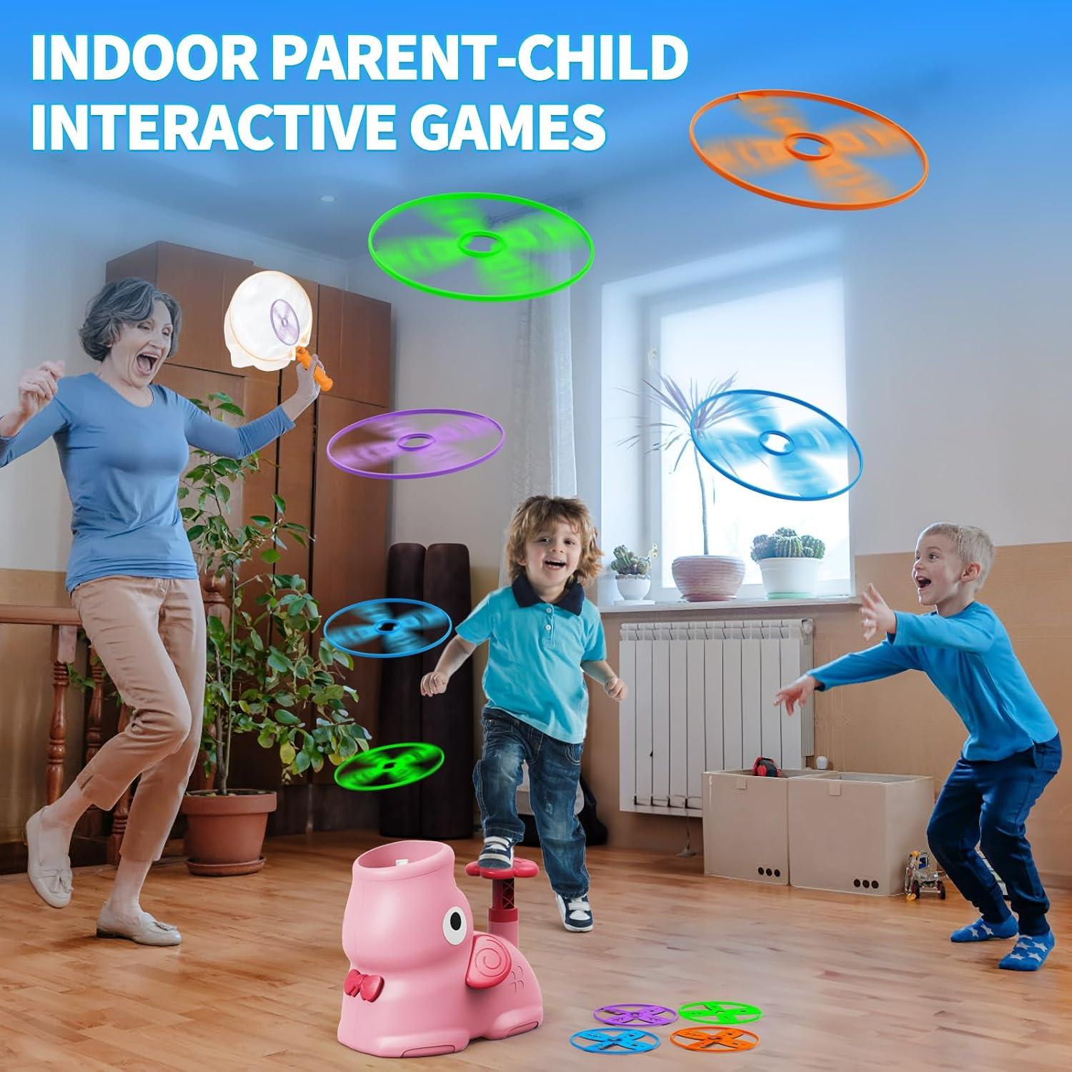 Lanzador de Disco Volador CPSYUB Elefante para Niños 3-10 Años