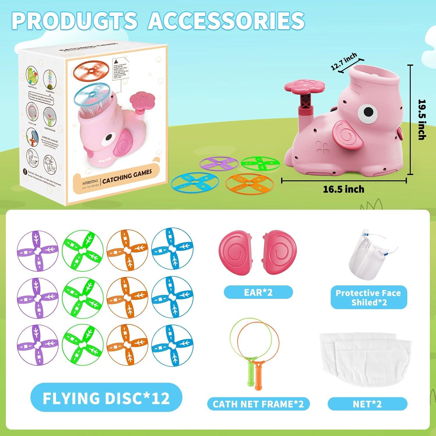 Lanzador de Disco Volador CPSYUB Elefante para Niños 3-10 Años