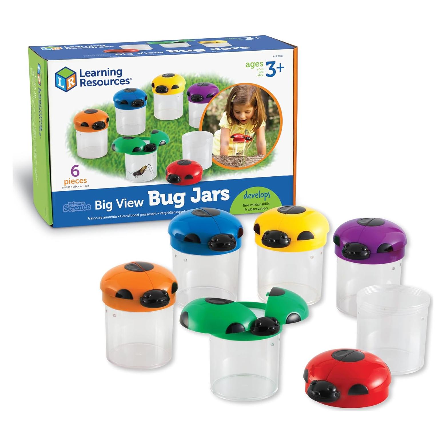 Set de Tarros de Insectos Learning Resources - 6 Piezas 11.4 cm