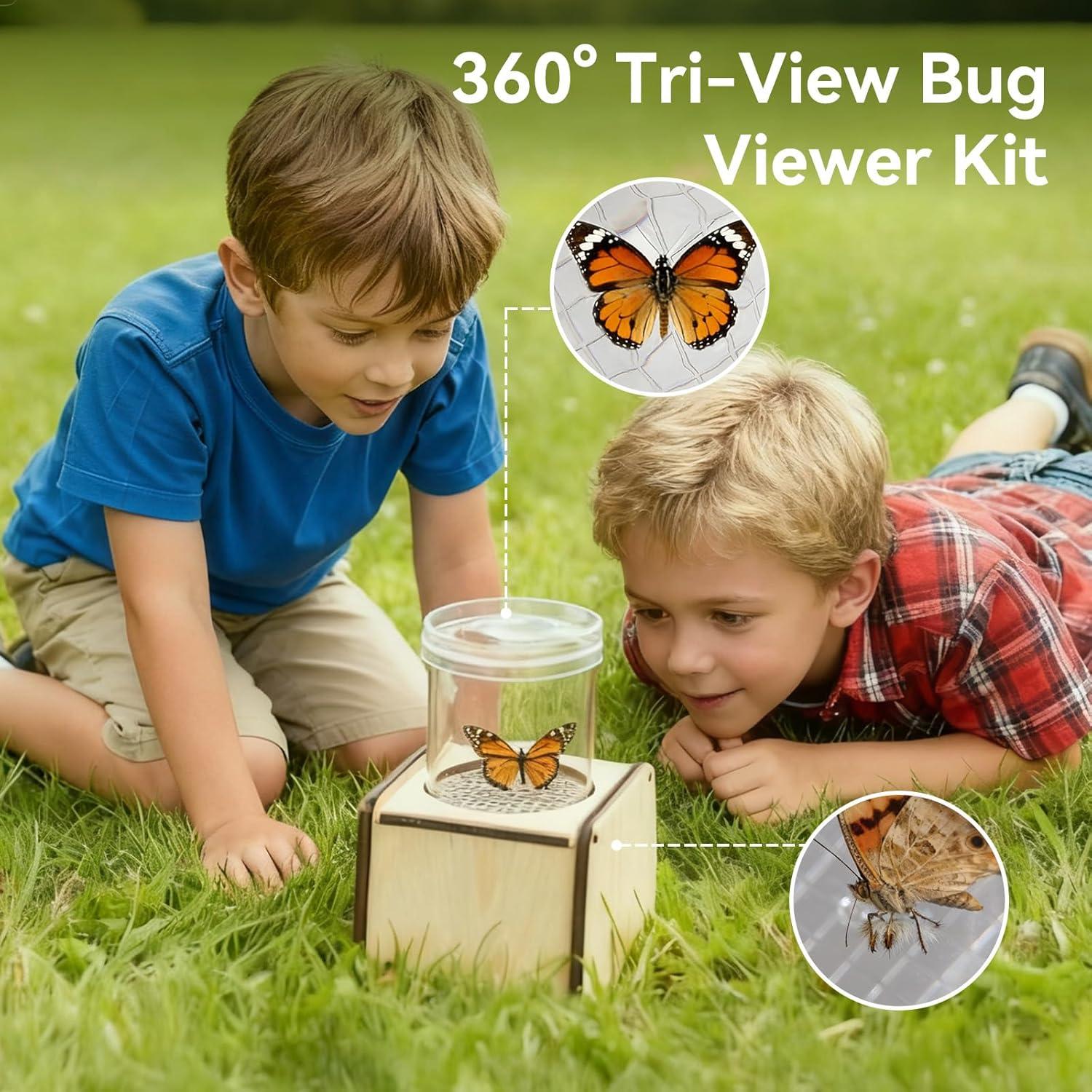 Kit de Visor de Insectos Tri-View Macabaka para Niños