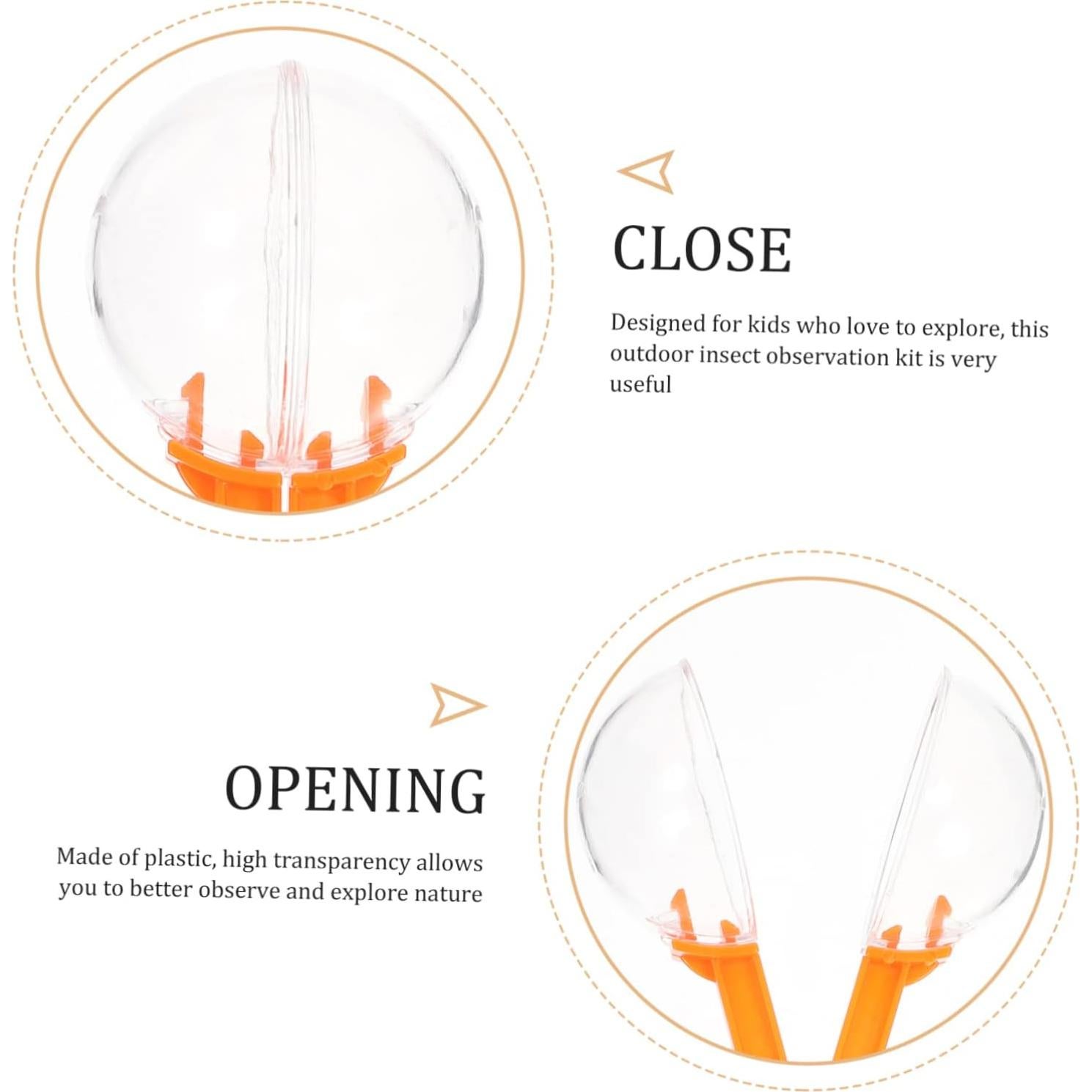 Kit de Captura de Insectos ifundom con Visor y Jaula Portátil