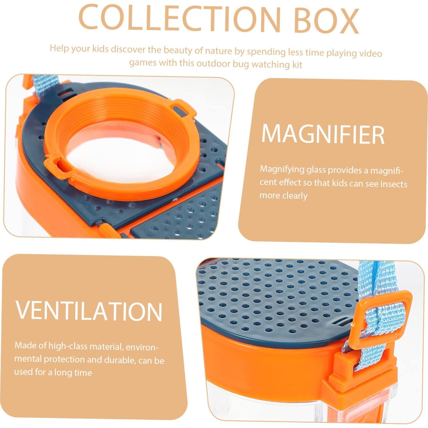 Kit de Captura de Insectos ifundom con Visor y Jaula Portátil