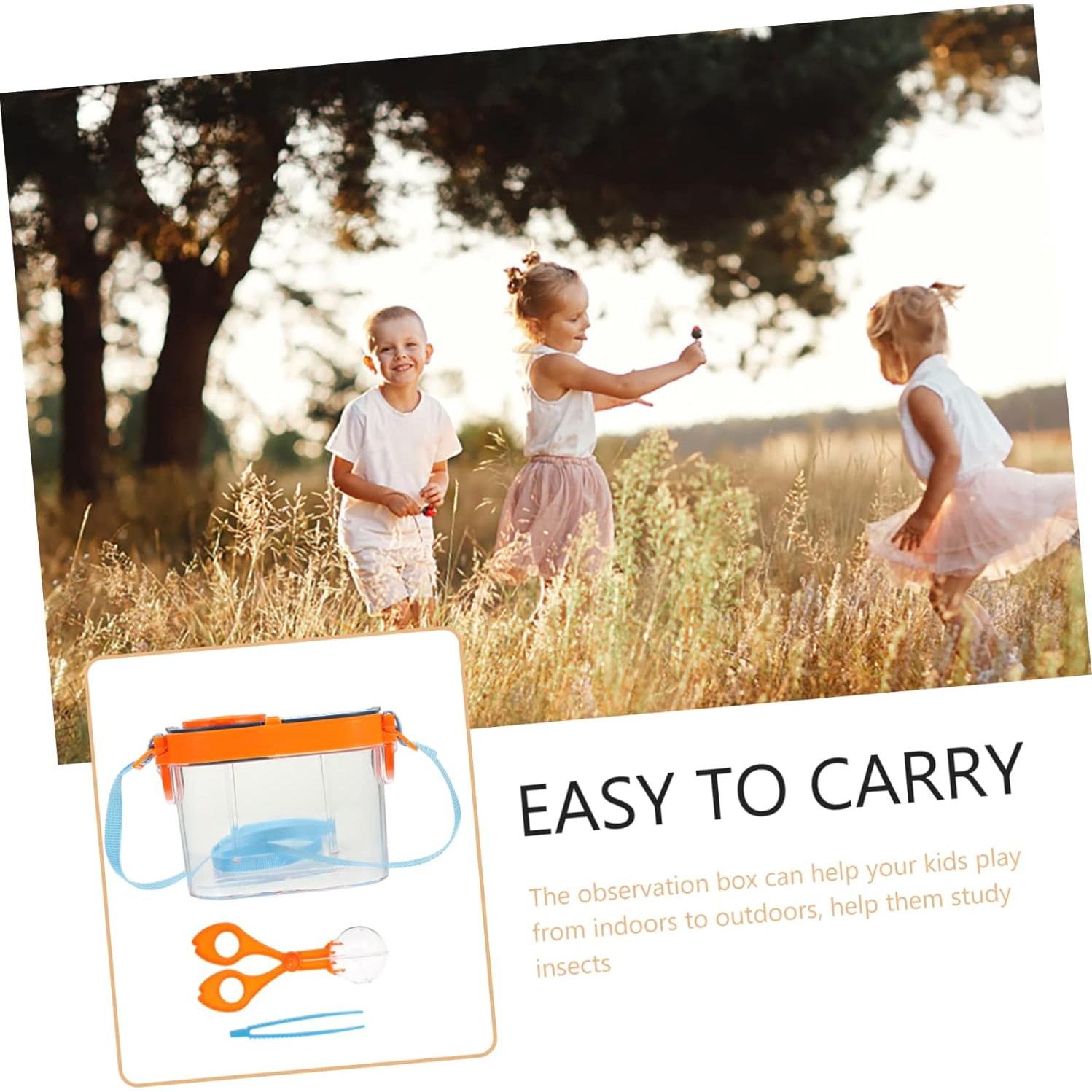 Kit de Captura de Insectos ifundom con Visor y Jaula Portátil