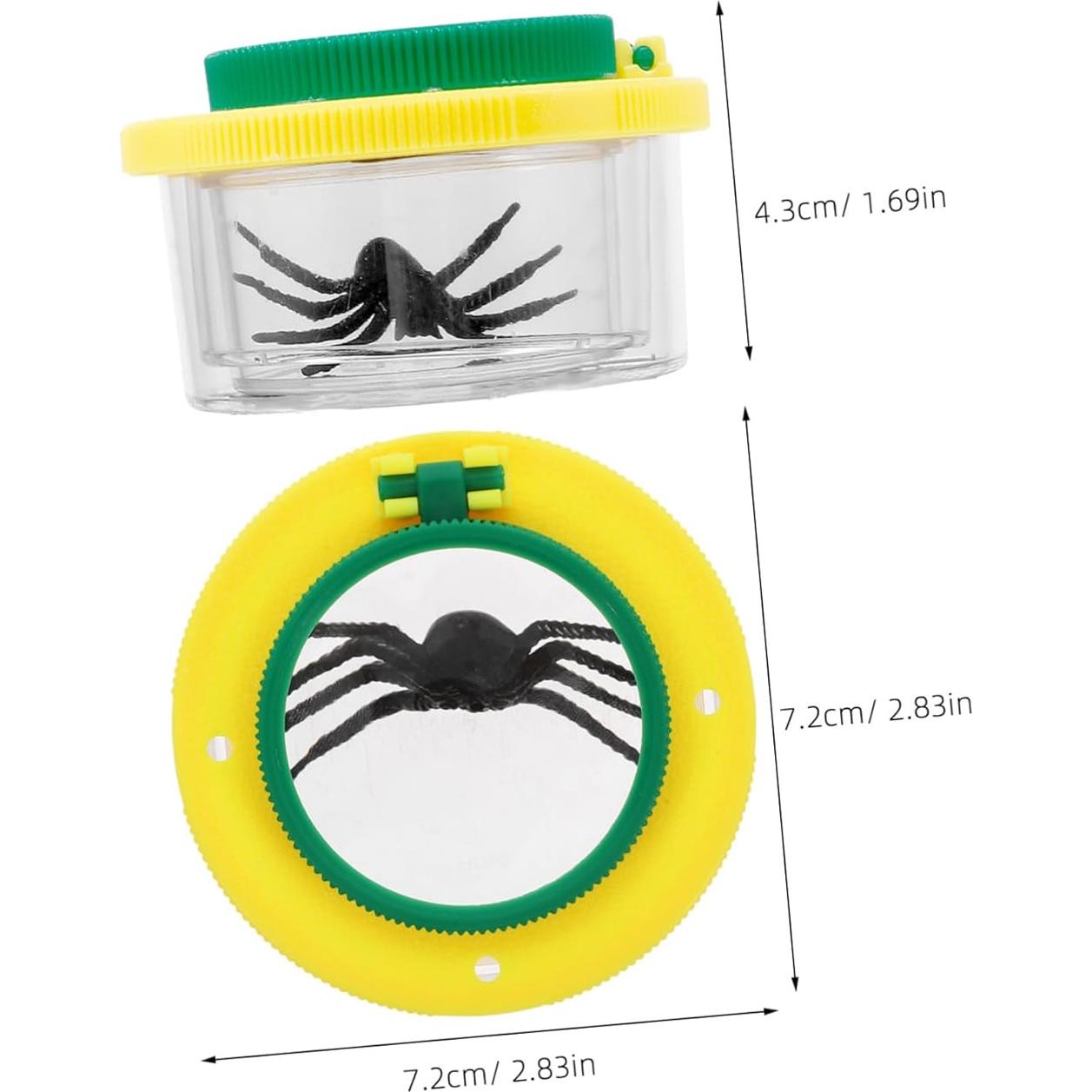 Caja de Observación de Insectos BESPORTBLE con Aumento 7.2cm