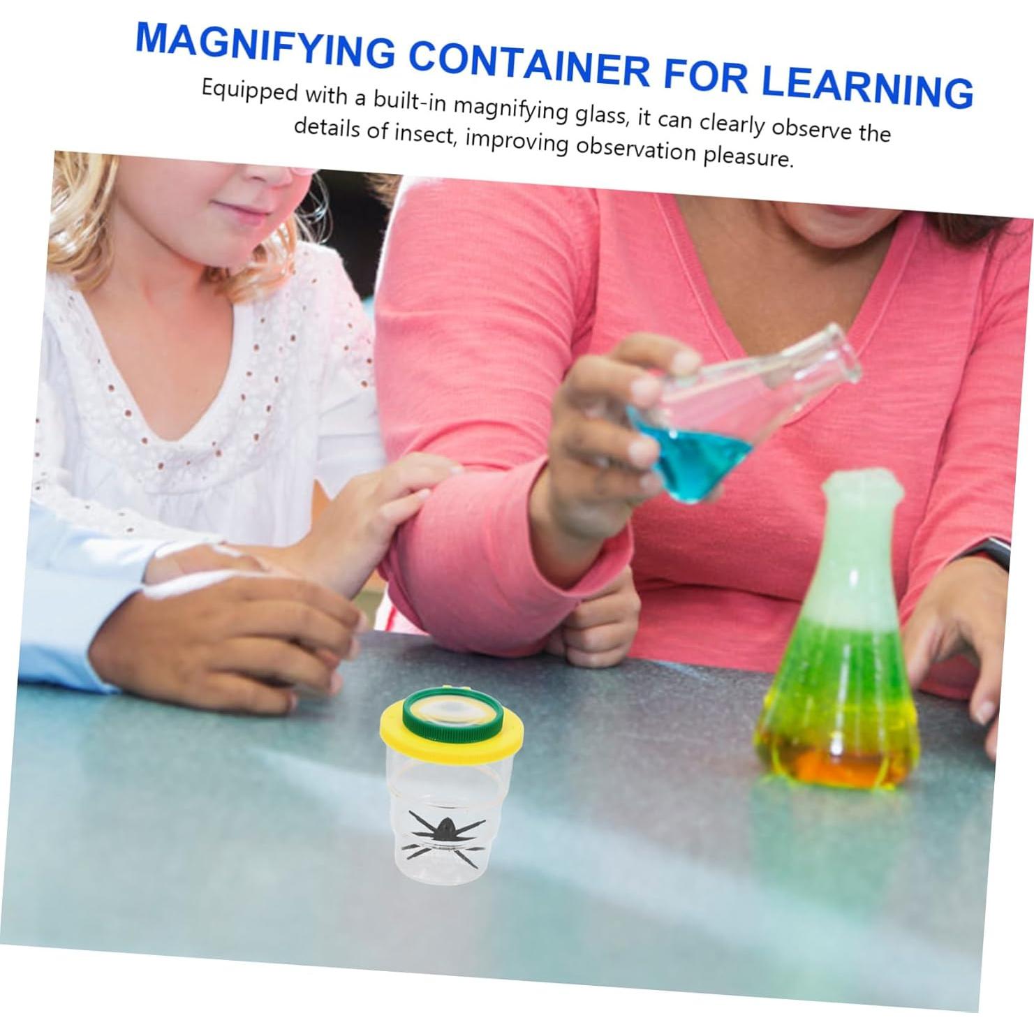 Caja de Observación de Insectos BESPORTBLE con Aumento 7.2cm