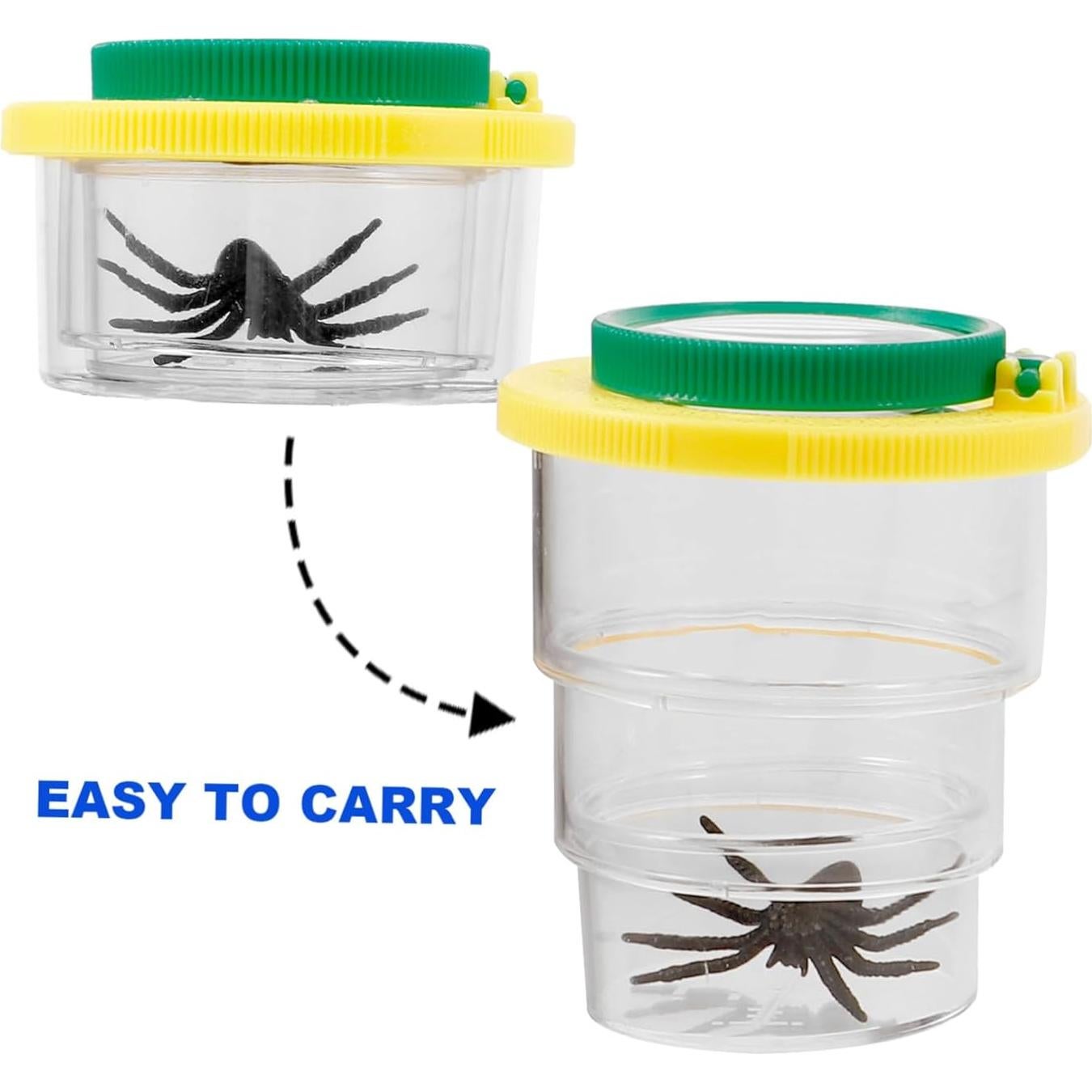 Caja de Observación de Insectos BESPORTBLE con Aumento 7.2cm