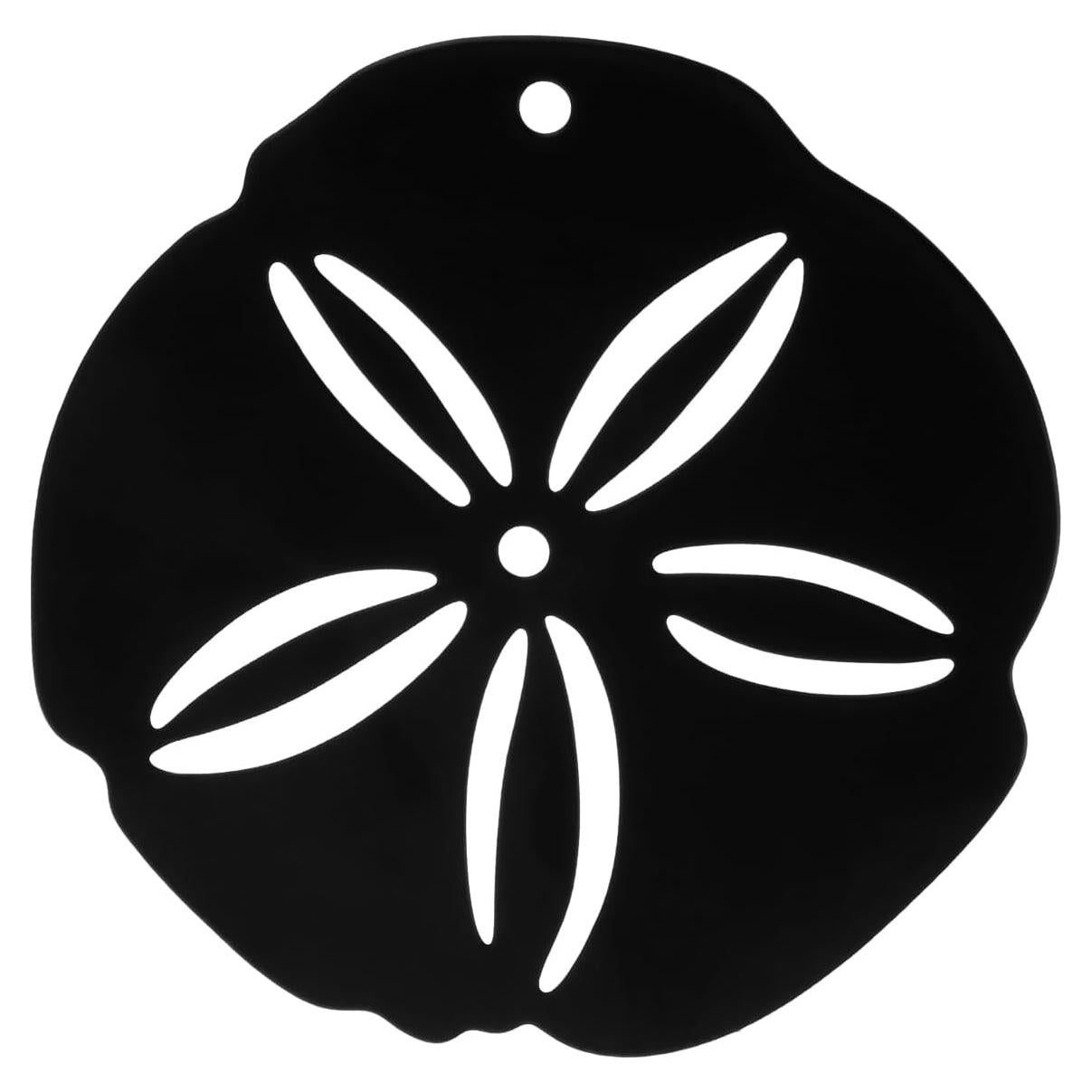 Captador de Viento Negro Yuanchu 8.5x8.5cm con Cordón de Nylon 5m