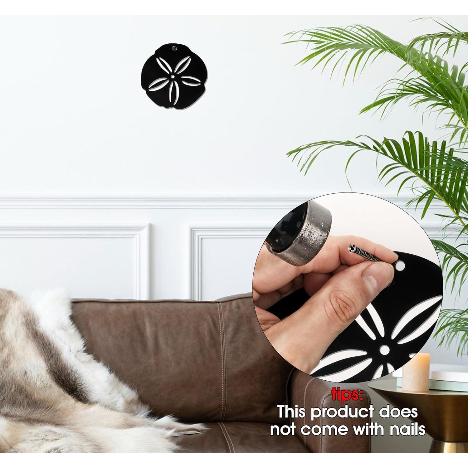 Captador de Viento Negro Yuanchu 8.5x8.5cm con Cordón de Nylon 5m