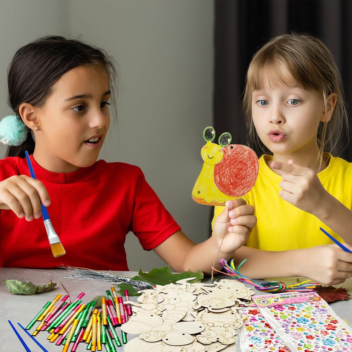 Kit de Manualidades de Campana de Viento Cinrobiye para Niños