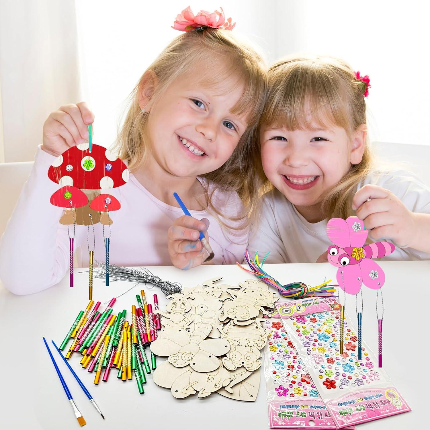 Kit de Manualidades de Campana de Viento Cinrobiye para Niños