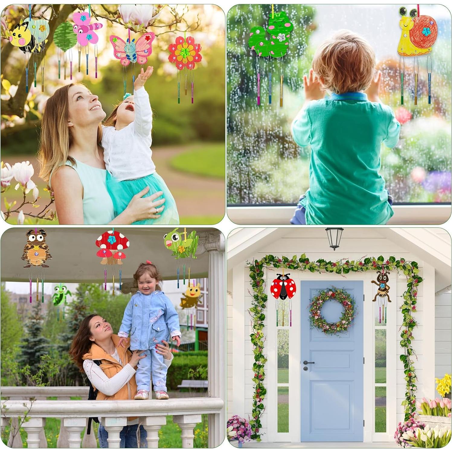 Kit de Manualidades de Campana de Viento Cinrobiye para Niños