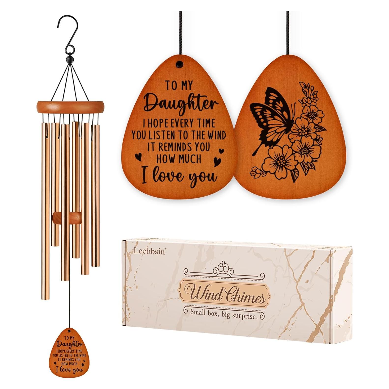 Campana de Viento Leebbsin para Hija - 64.8 cm - Regalo Especial