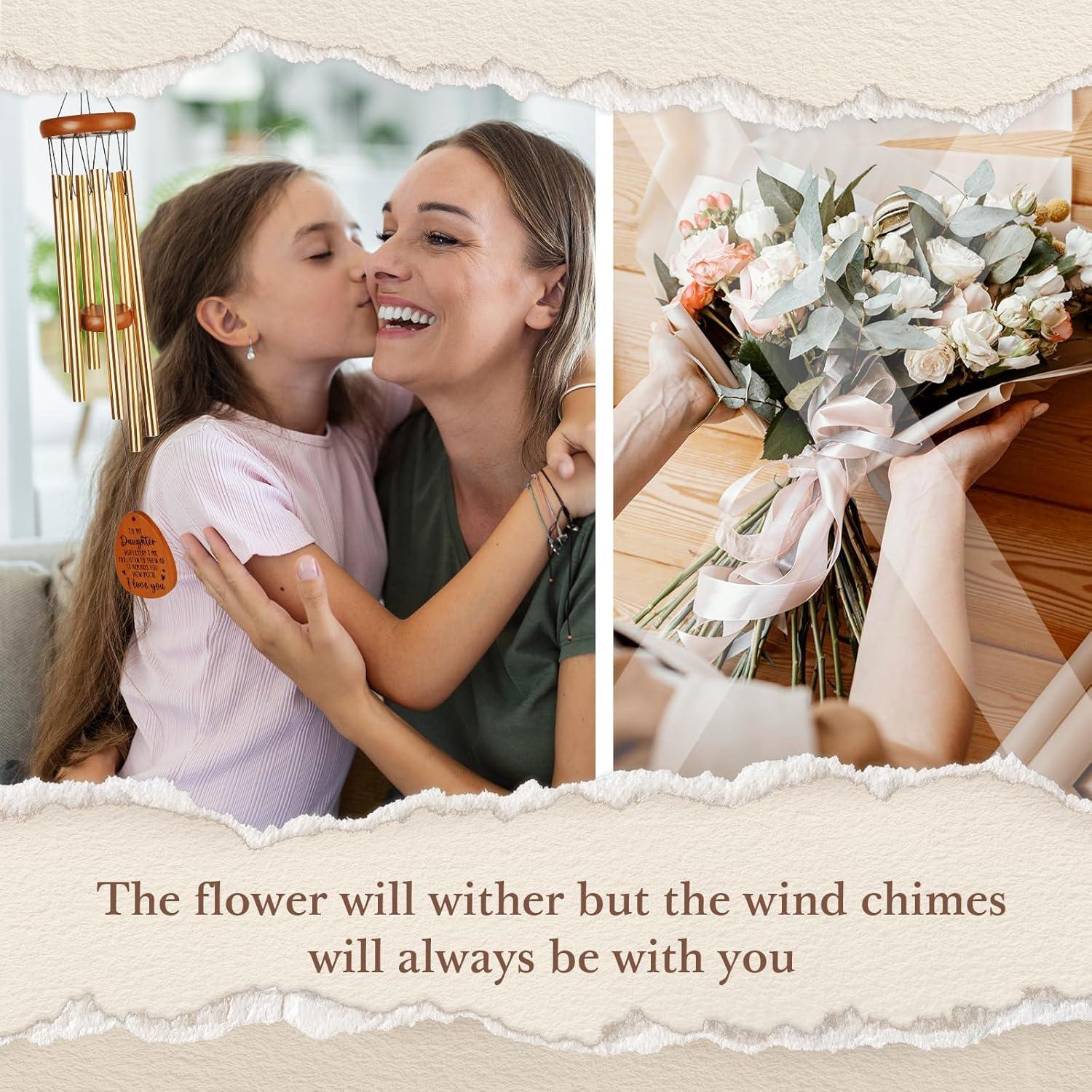 Campana de Viento Leebbsin para Hija - 64.8 cm - Regalo Especial