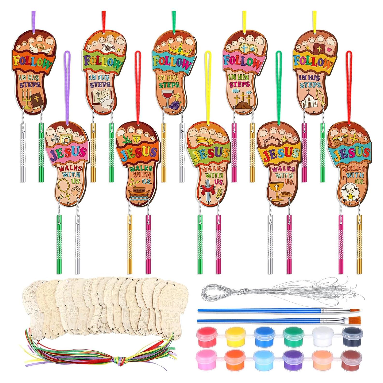 Kit de Campanas de Viento Colingmill 30 Piezas Manualidades Religiosas