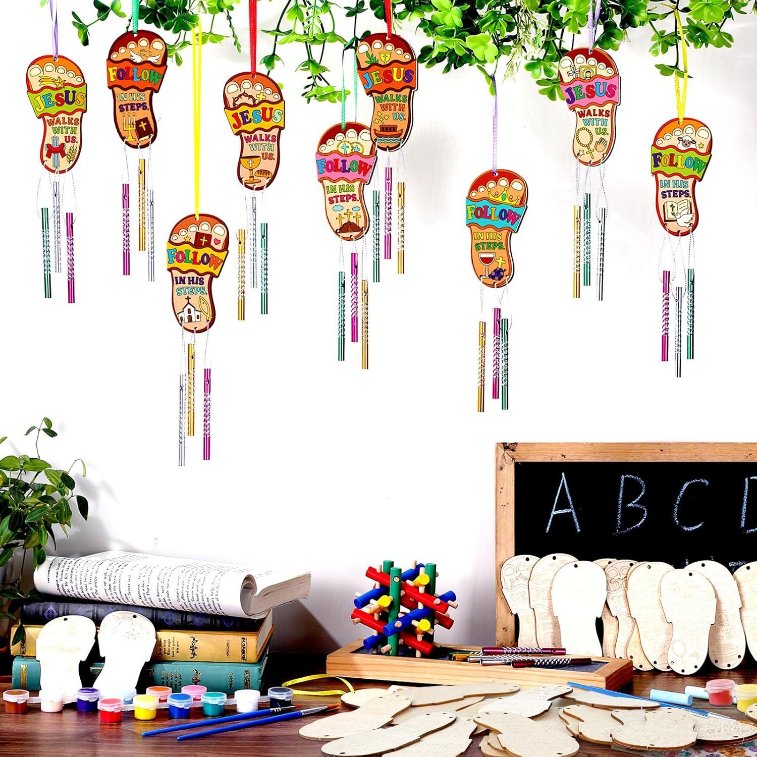 Kit de Campanas de Viento Colingmill 30 Piezas Manualidades Religiosas