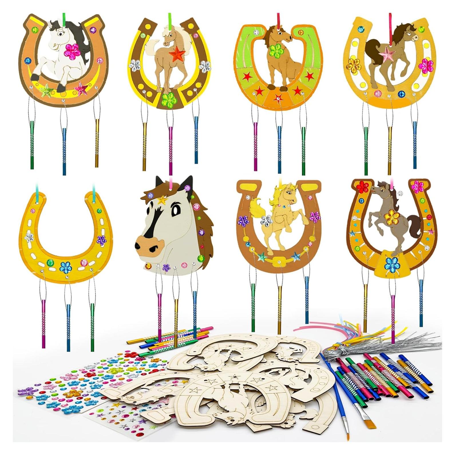 Kit de Manualidades Móvil de Caballos Cinrobiye 16 Piezas