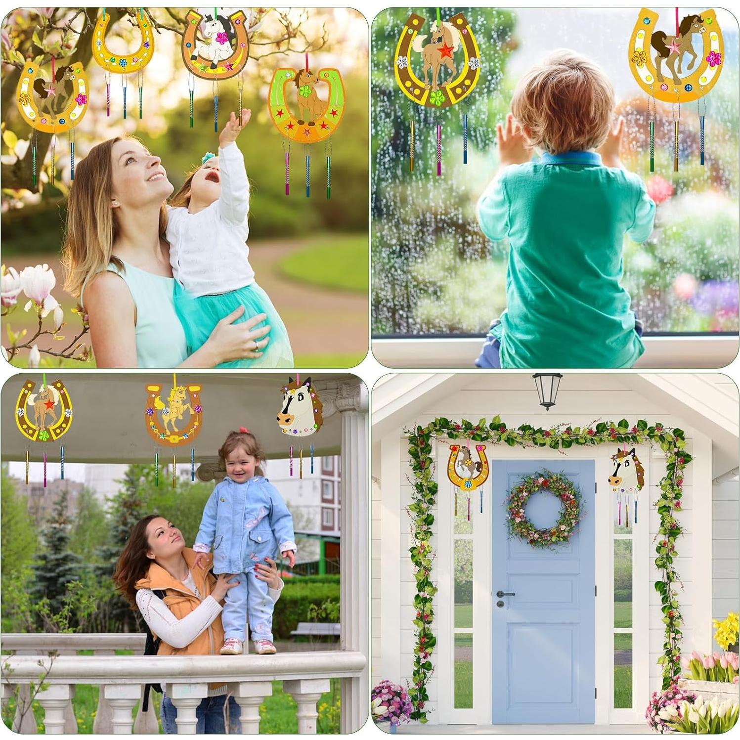 Kit de Manualidades Móvil de Caballos Cinrobiye 16 Piezas