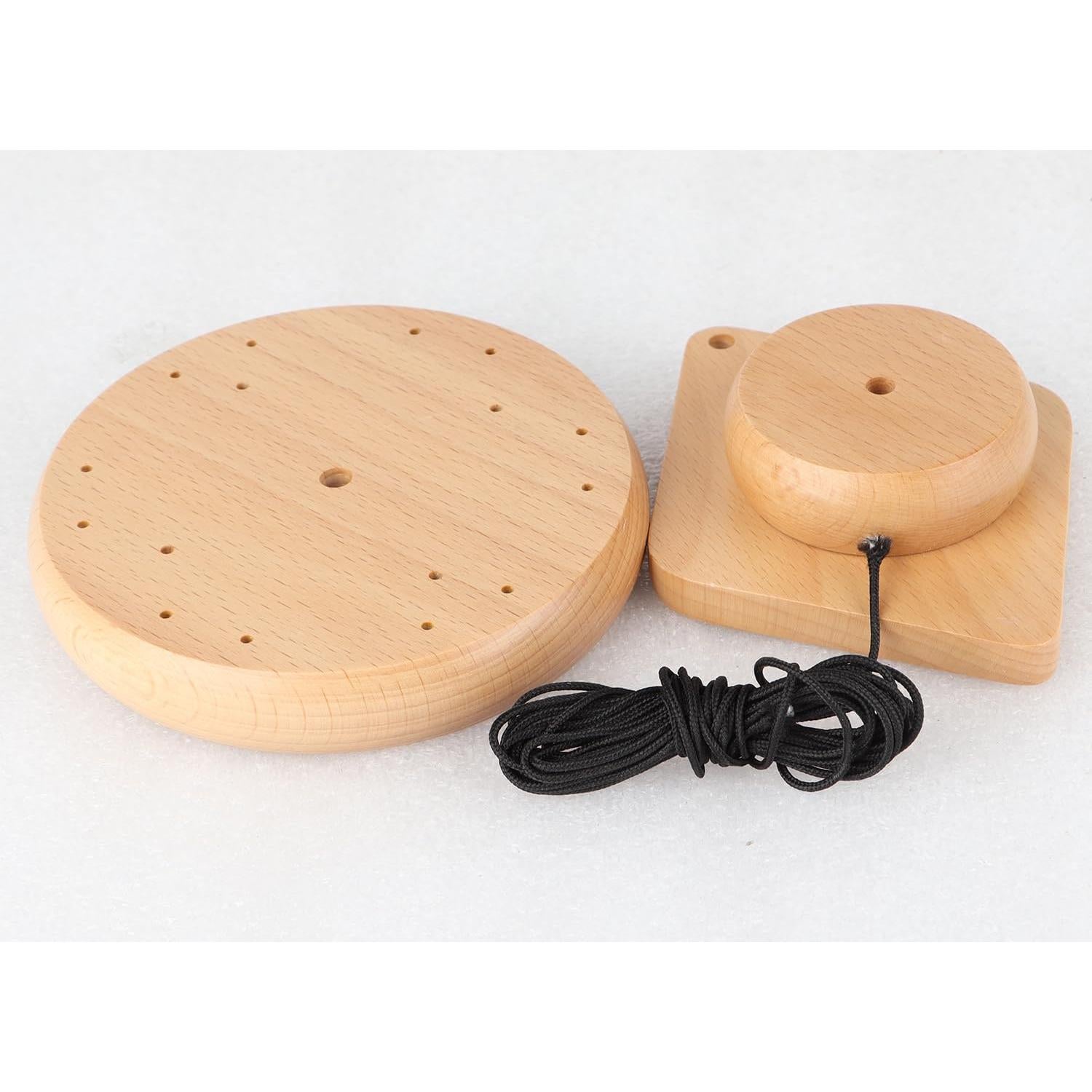 Kit de Campana de Viento DIY Grekywin - Madera de Caoba, 20.32 cm