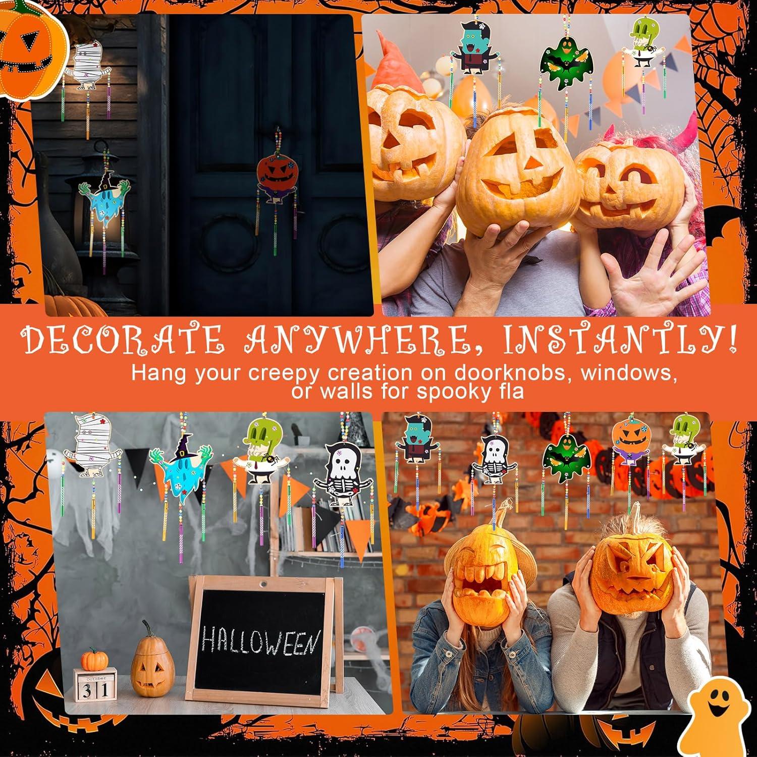 Kits de Manualidades de Halloween Yalikop - 24 Recortes de Madera