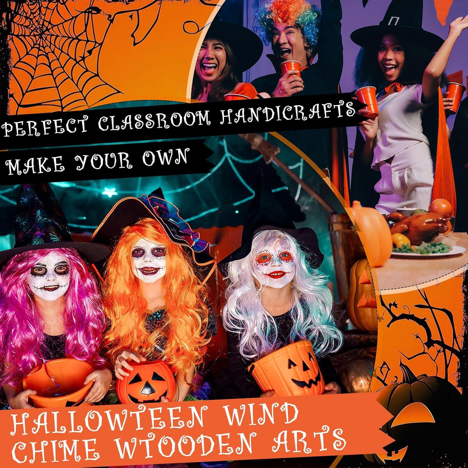 Kits de Manualidades de Halloween Yalikop - 24 Recortes de Madera