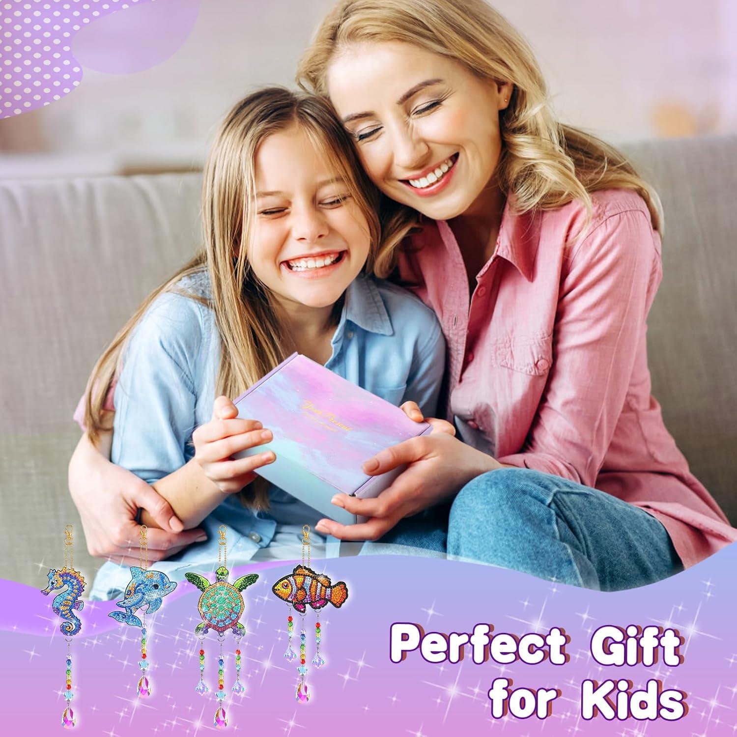 Kits de Arte de Diamante Beeplove - Animales Marinos 4 Piezas