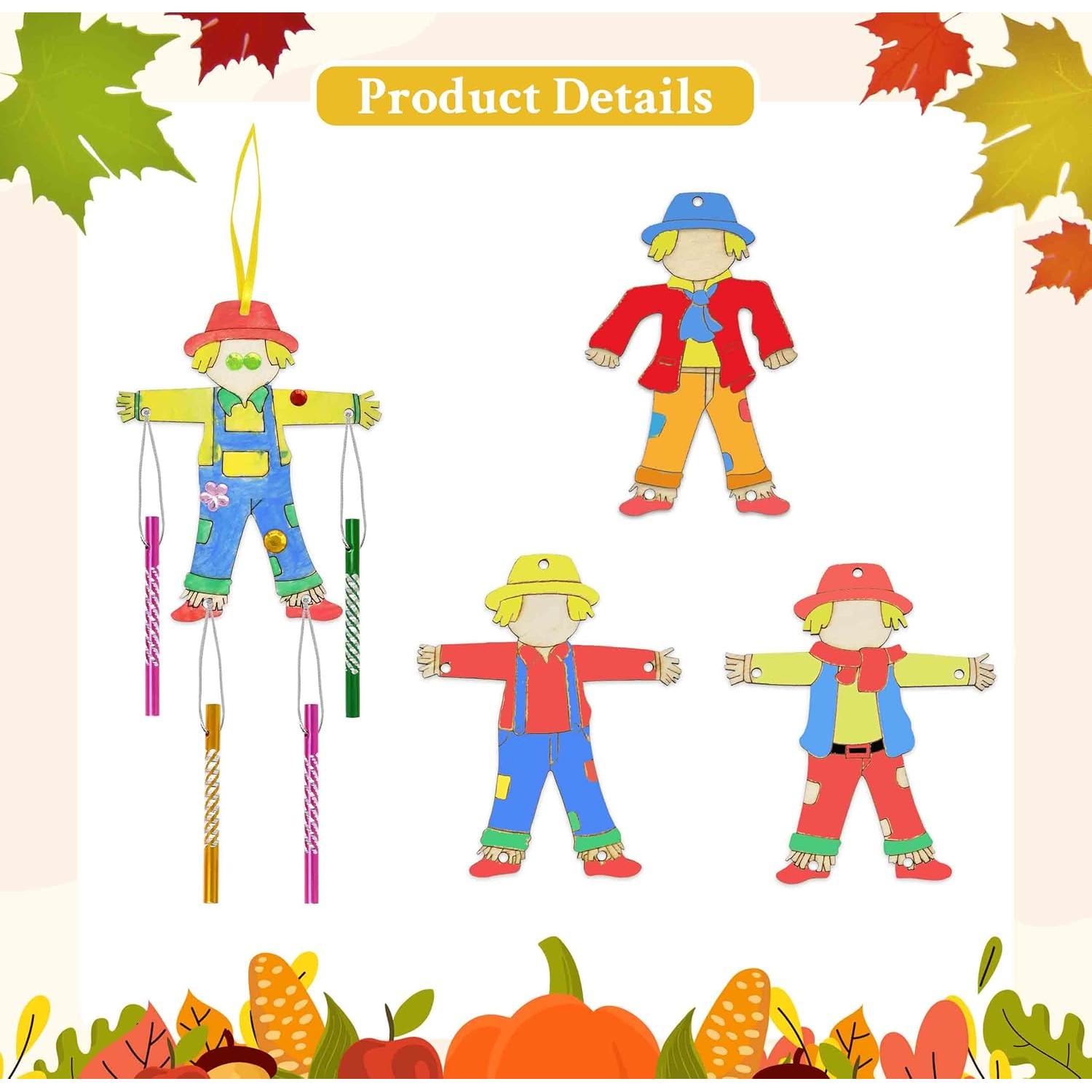 Kit de Campana de Viento Espantapájaros Regalo Boutique 12 Piezas