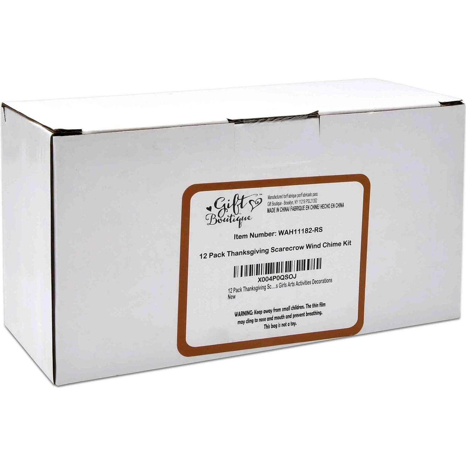 Kit de Campana de Viento Espantapájaros Regalo Boutique 12 Piezas