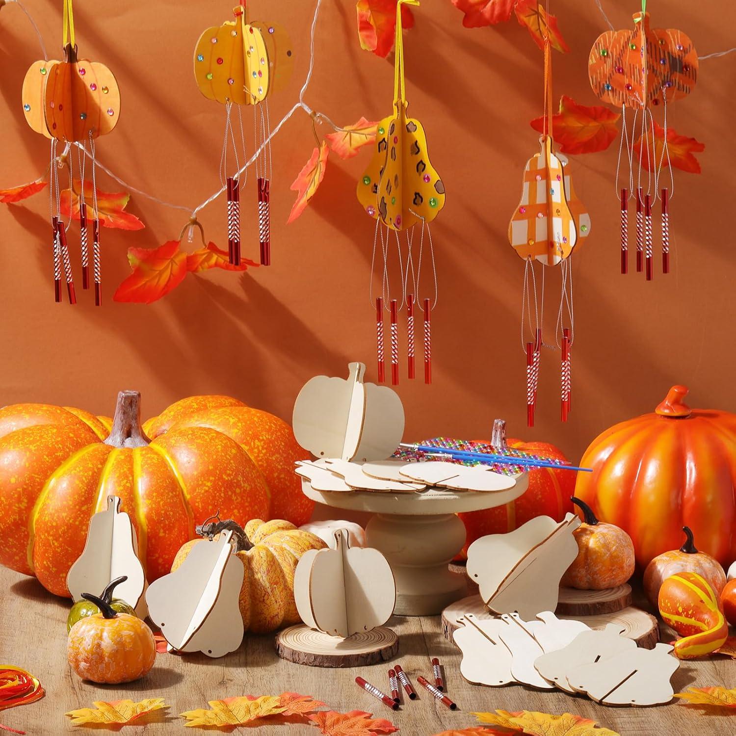 Kit de Manualidades Otoño Weysat 30 Sets Campanas de Viento