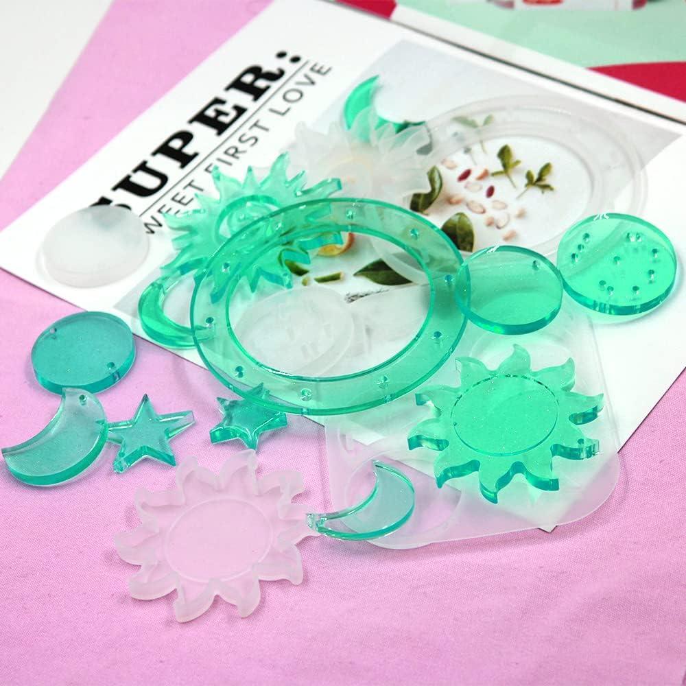 Kit de Moldes de Silicona DLAND 65 Piezas para DIY Campanas de Viento