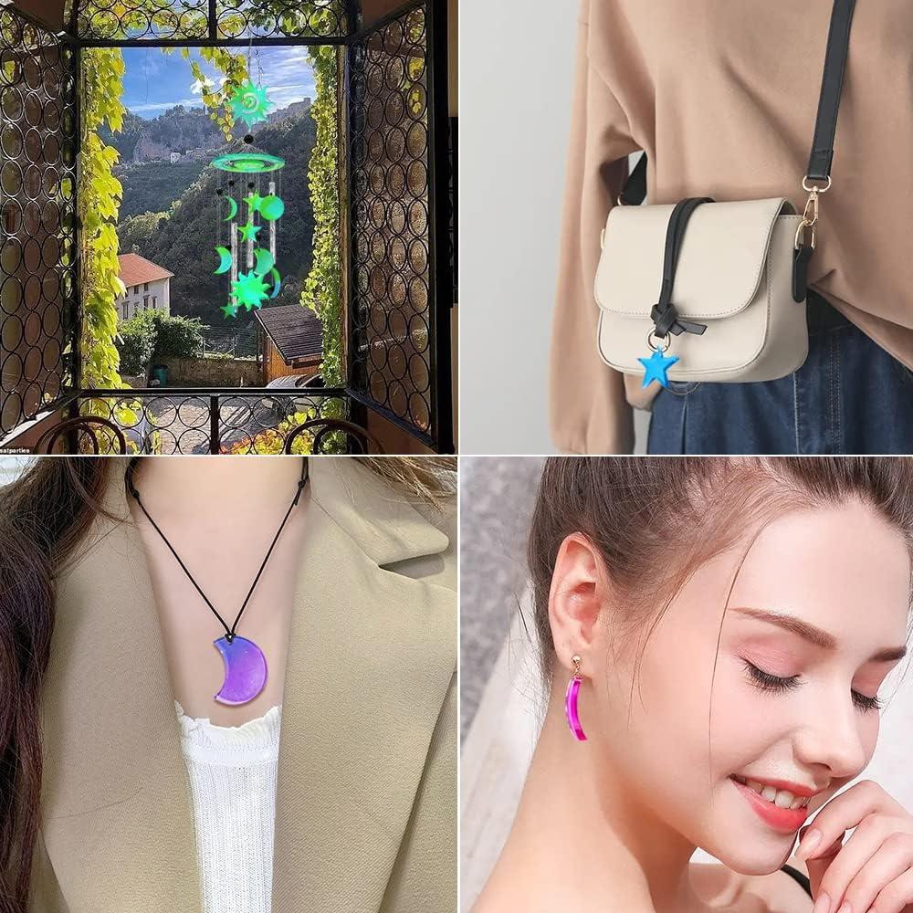 Kit de Moldes de Silicona DLAND 65 Piezas para DIY Campanas de Viento