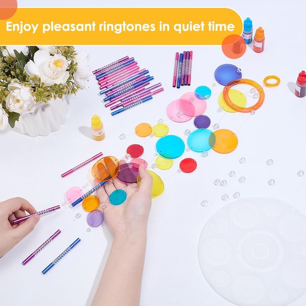 Kit de Moldes de Silicona para Campanas de Viento WEBEEDY 85 Pcs