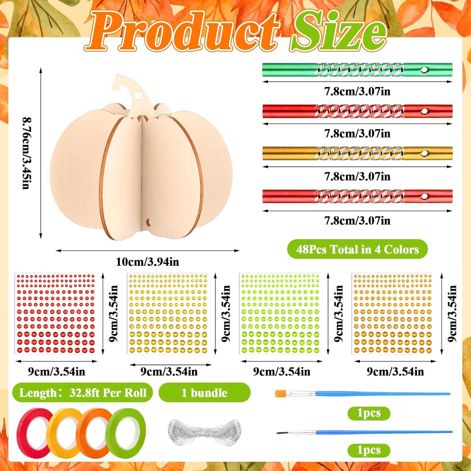 Kit de Manualidades de Calabaza 3D RZJSLSHANHAI - 95 Piezas