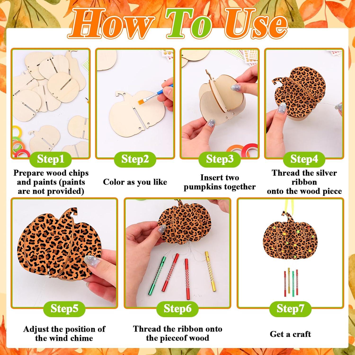 Kit de Manualidades de Calabaza 3D RZJSLSHANHAI - 95 Piezas