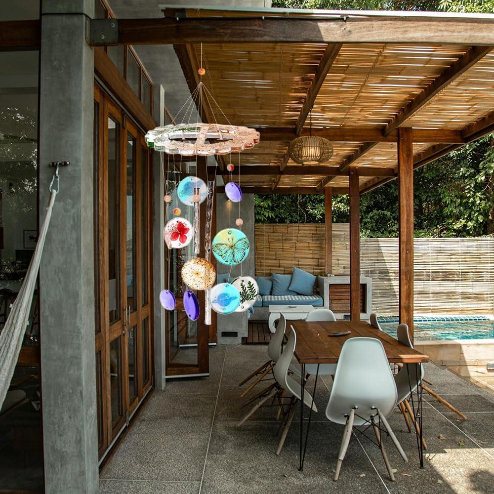 Juego de Moldes de Silicona BIGEBO para Campanas de Viento