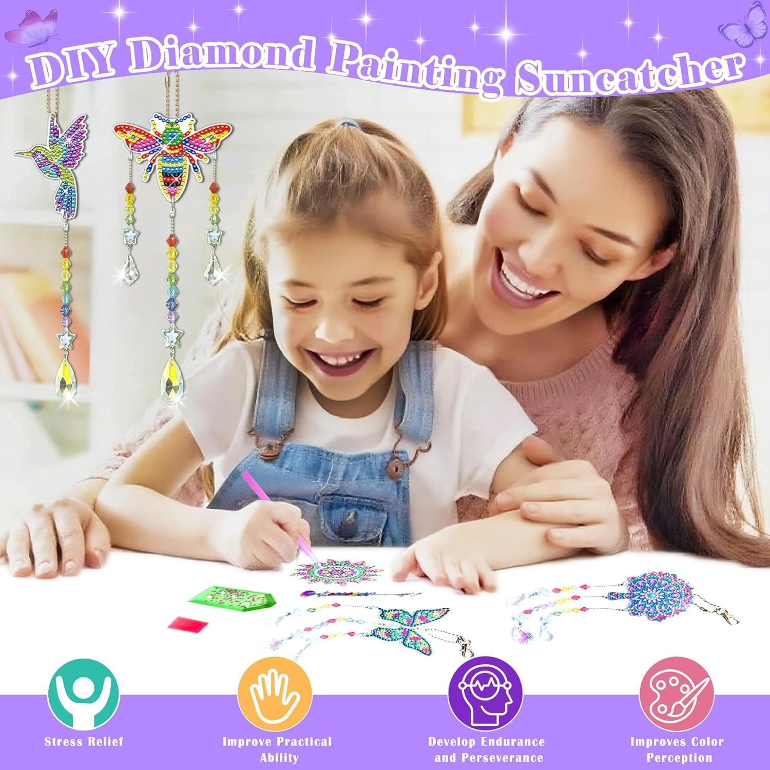 Kit de Pintura de Diamantes 5D HYXBXSS para Niños 6-12 Años