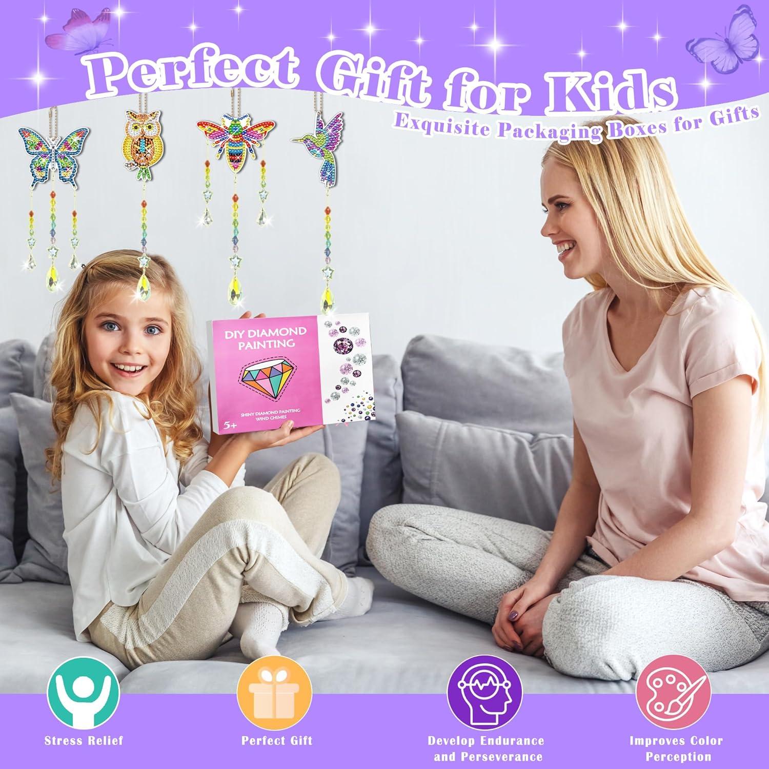 Kit de Pintura de Diamantes 5D HYXBXSS para Niños 6-12 Años