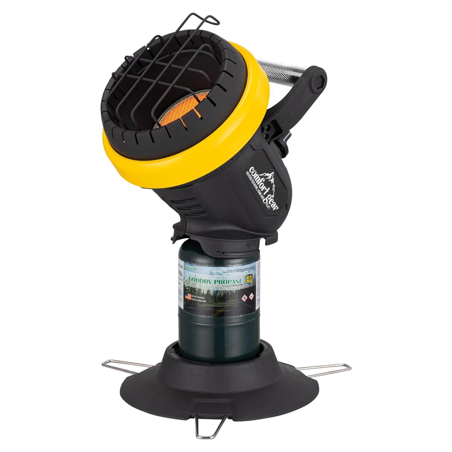 Calentador de Propano Portátil Comfort Gear 4000 BTU Seguro Interior