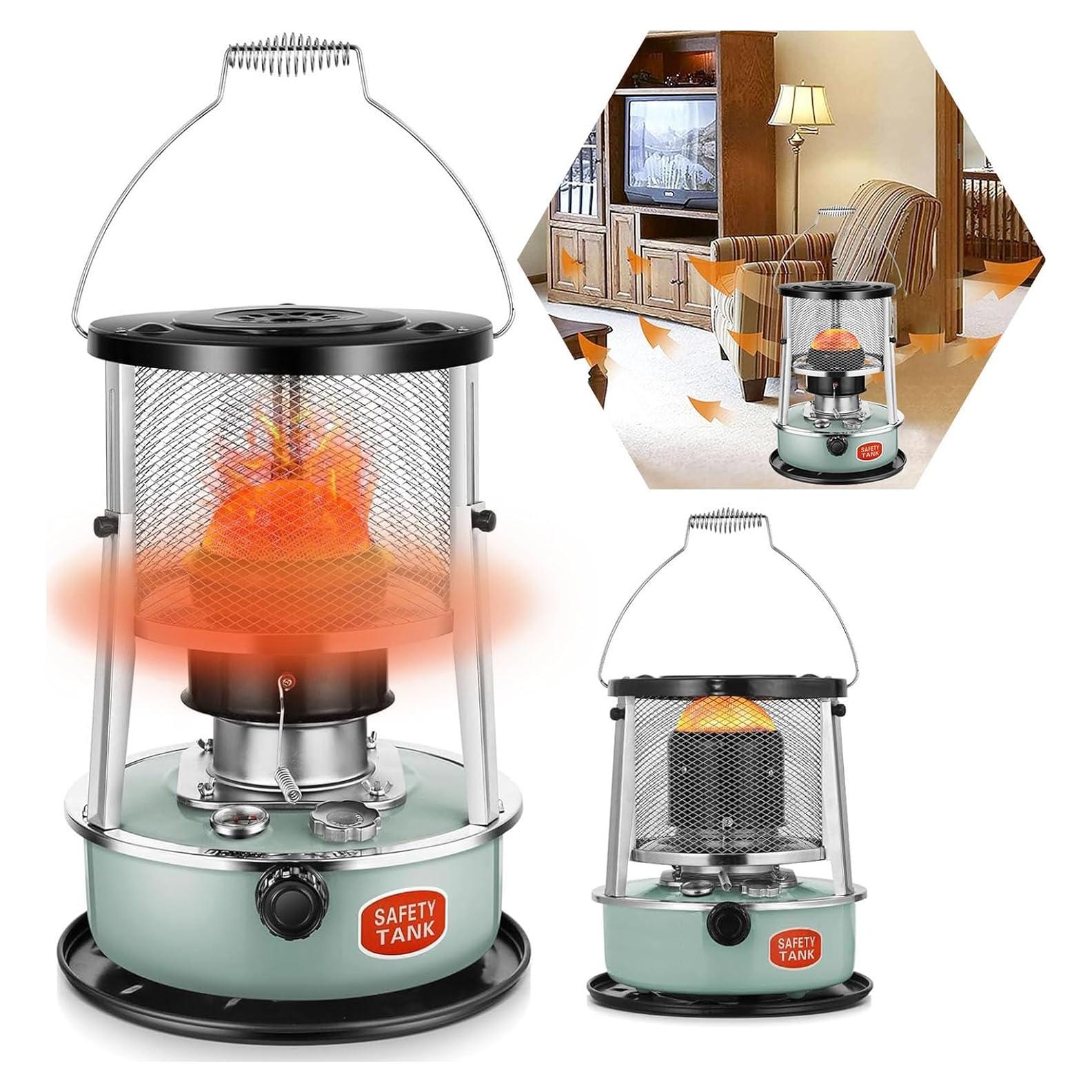 Calentador de Queroseno JHYCCDD 4.5L Portátil Azul