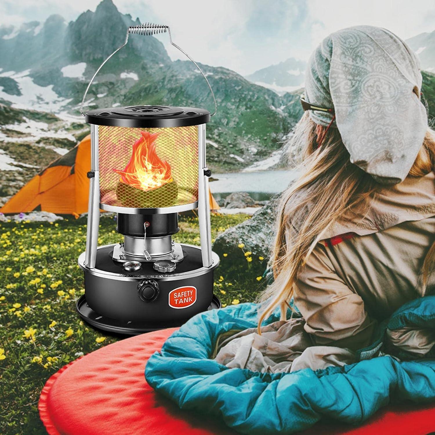 Calentador de Queroseno JHYCCDD 4.5L Portátil Azul