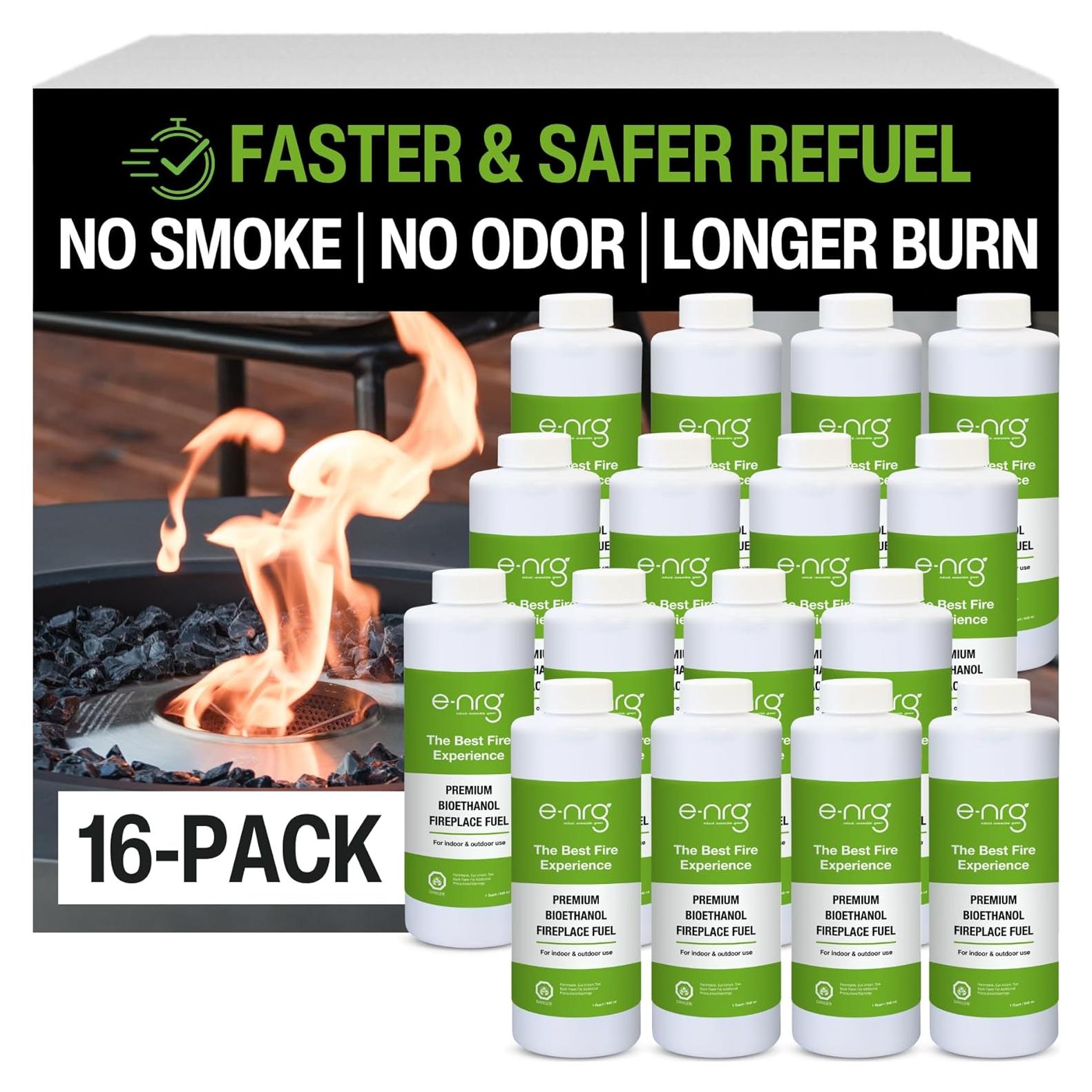 Combustible de Bioetanol e-NRG 16 Litros Sin Humo y Olores