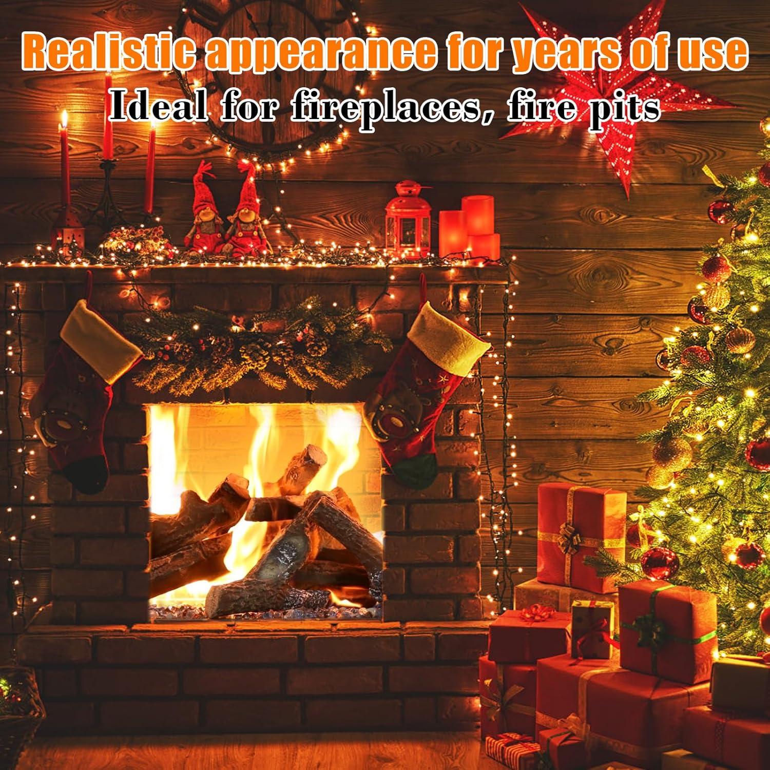 Juego de 10 Registros de Cerámica para Chimenea Hisencn